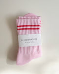 Boyfriend Socks, Amour Pink