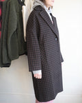 Hyat Coat, Brown Check