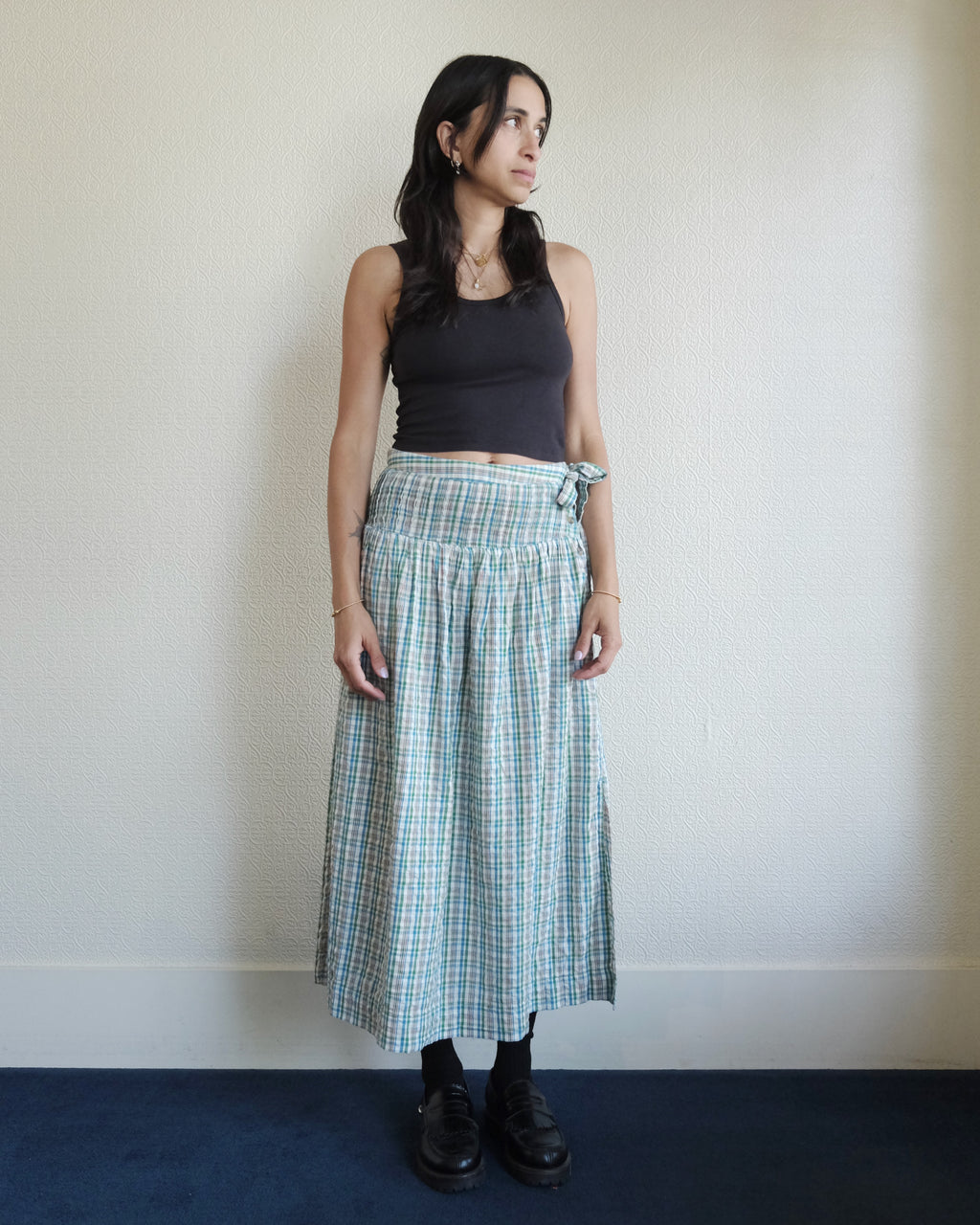 Josie Midi Skirt, Picnic Check