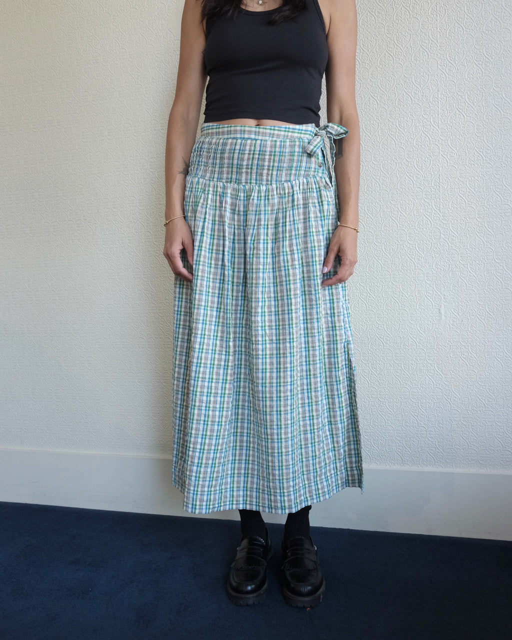 Josie Midi Skirt, Picnic Check