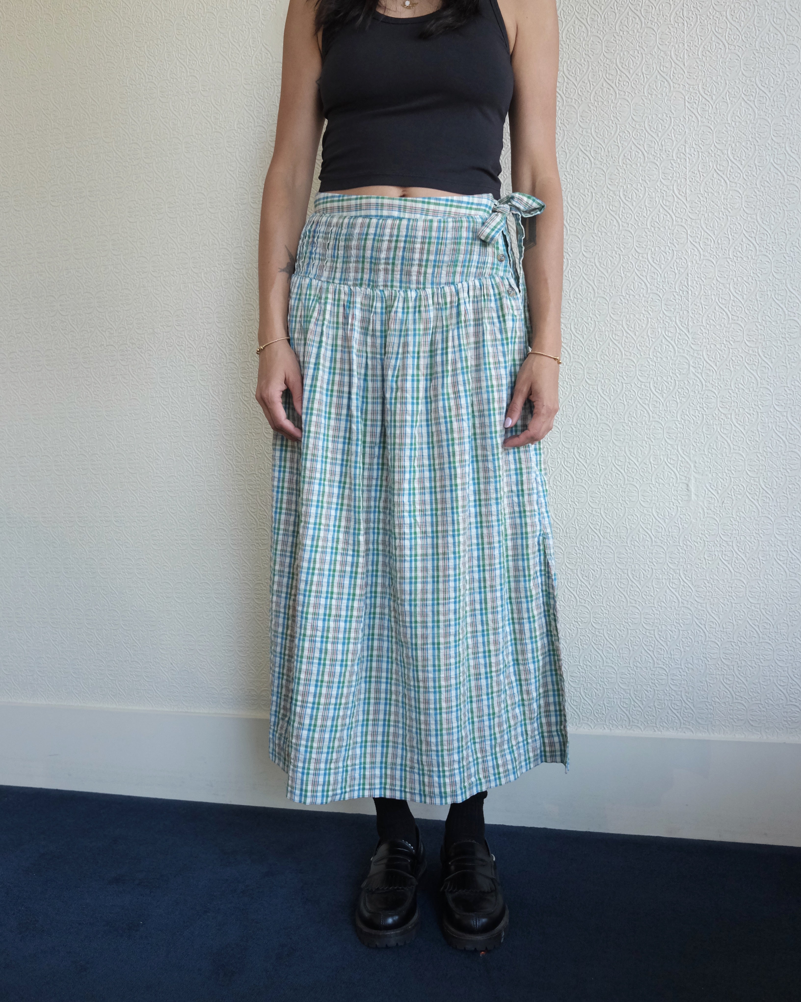 Josie Midi Skirt, Picnic Check