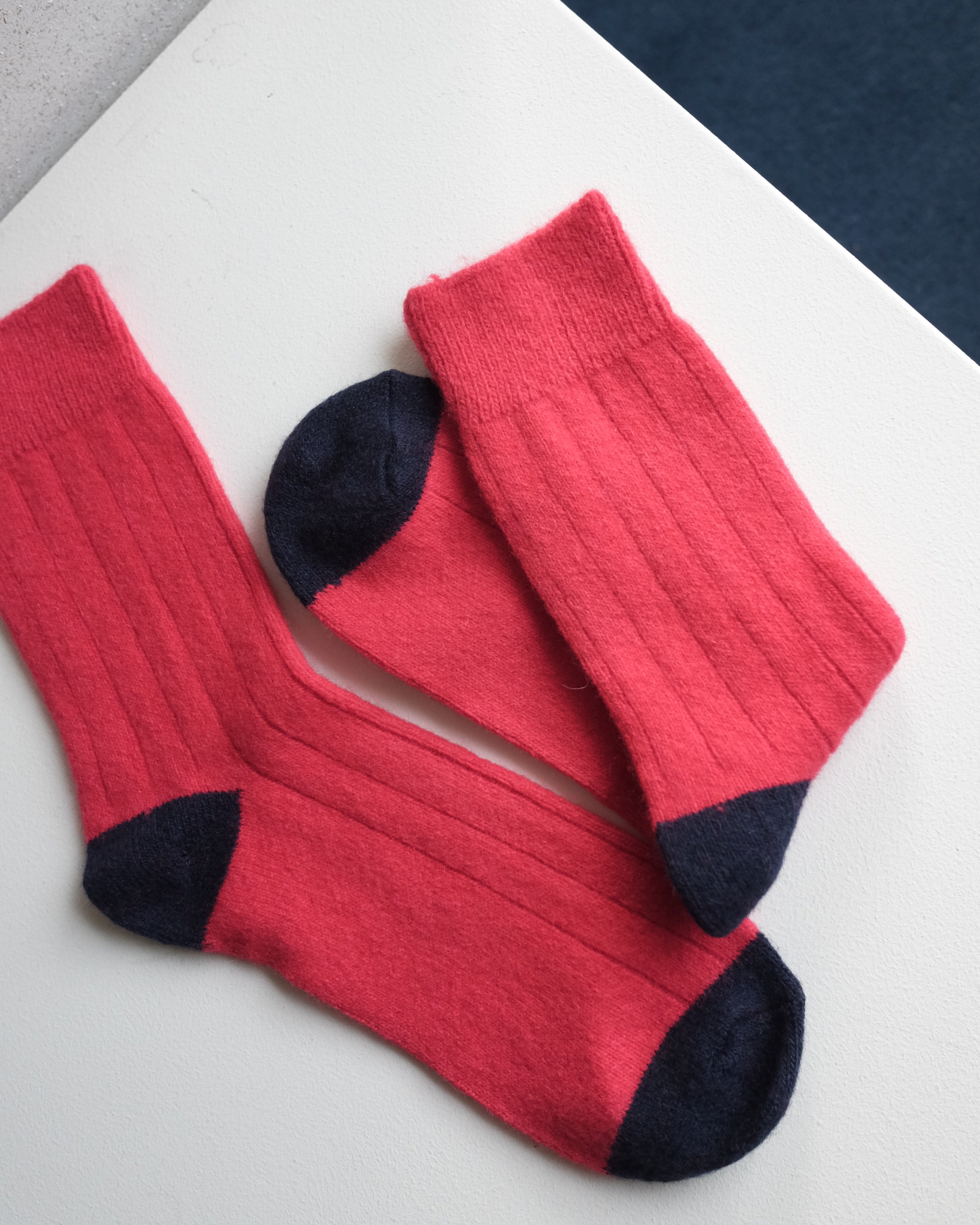 Cashmere Classic Sock, Poppy Red
