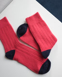 Cashmere Classic Sock, Poppy Red