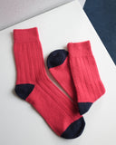 Cashmere Classic Sock, Poppy Red