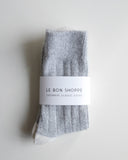 Cashmere Classic Sock, Grey Melange