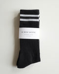 MENS Boyfriend Socks, Noir