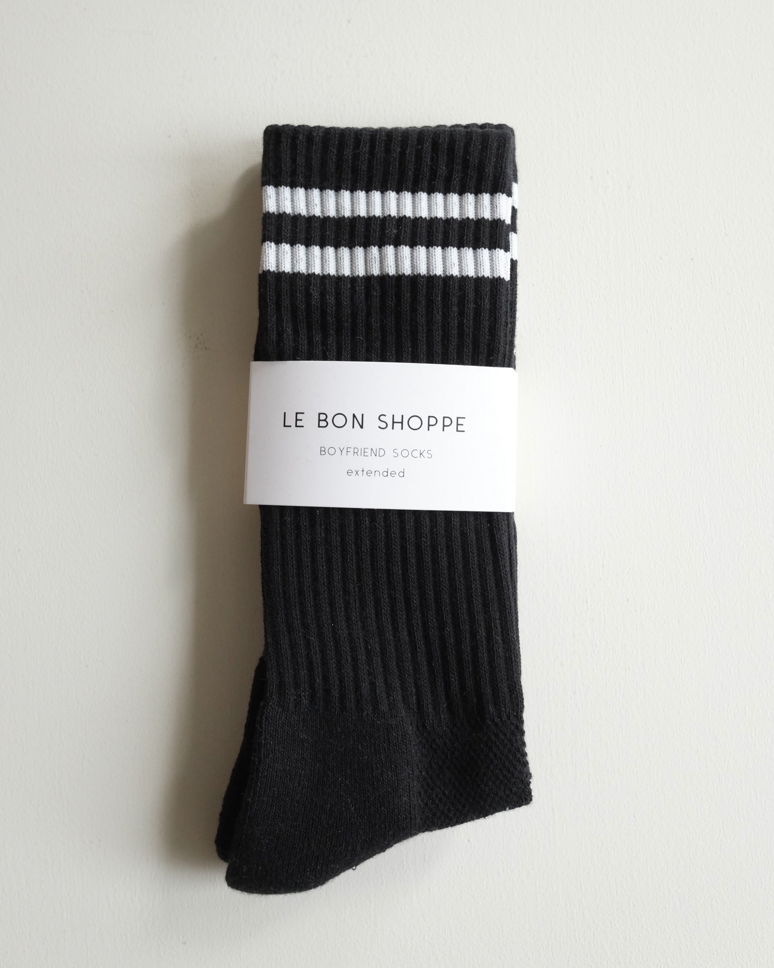 MENS Boyfriend Socks, Noir