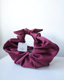 Kiku Croissant Bag, Bordeaux