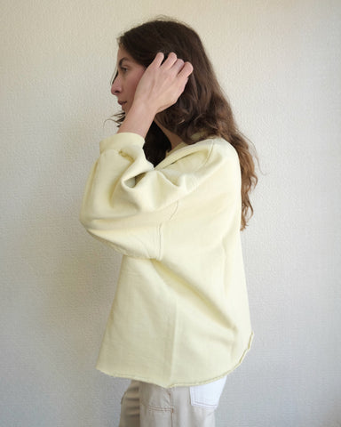 Fond Sweatshirt, Pale Yellow