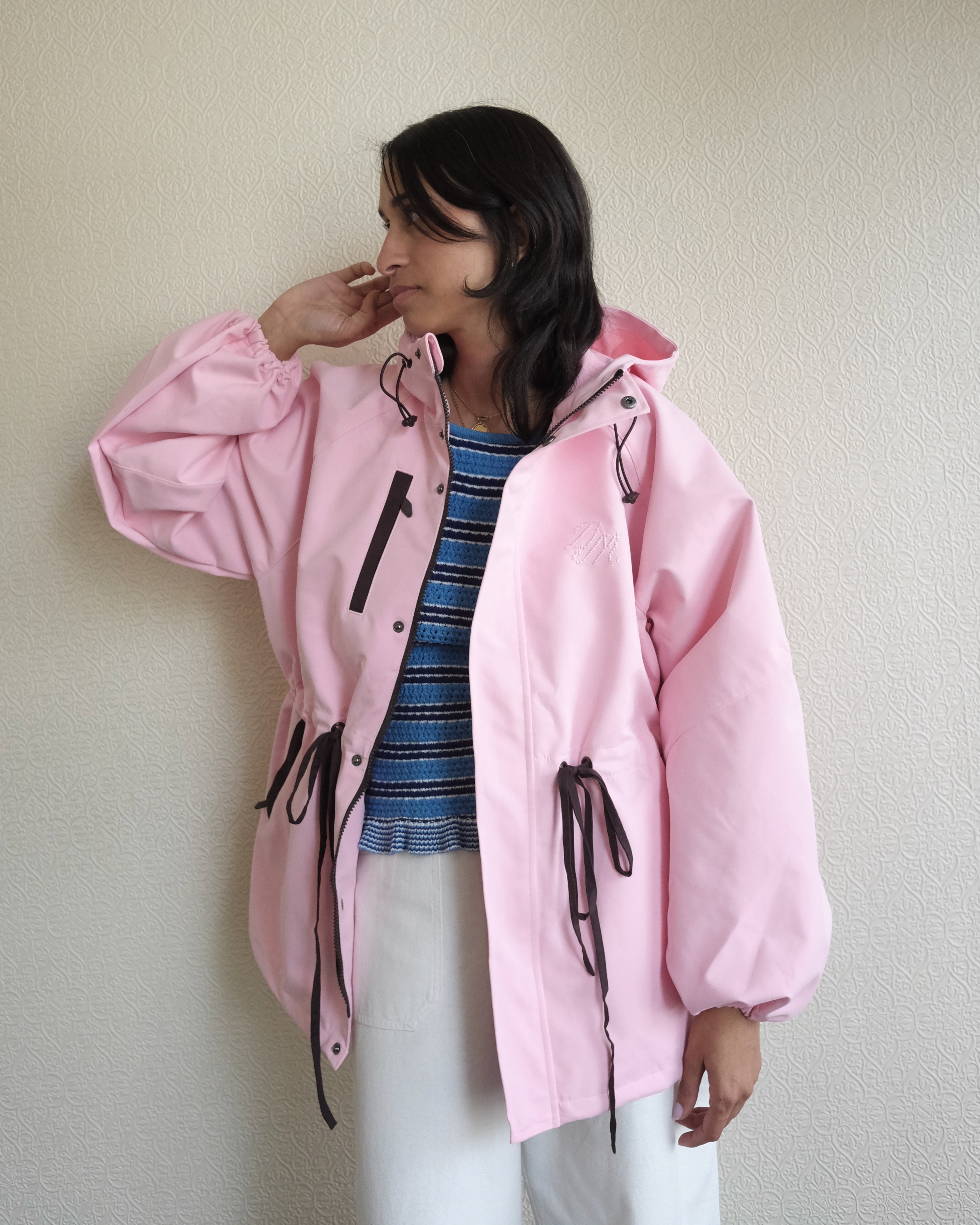 Liu Raincoat, Chalk Pink