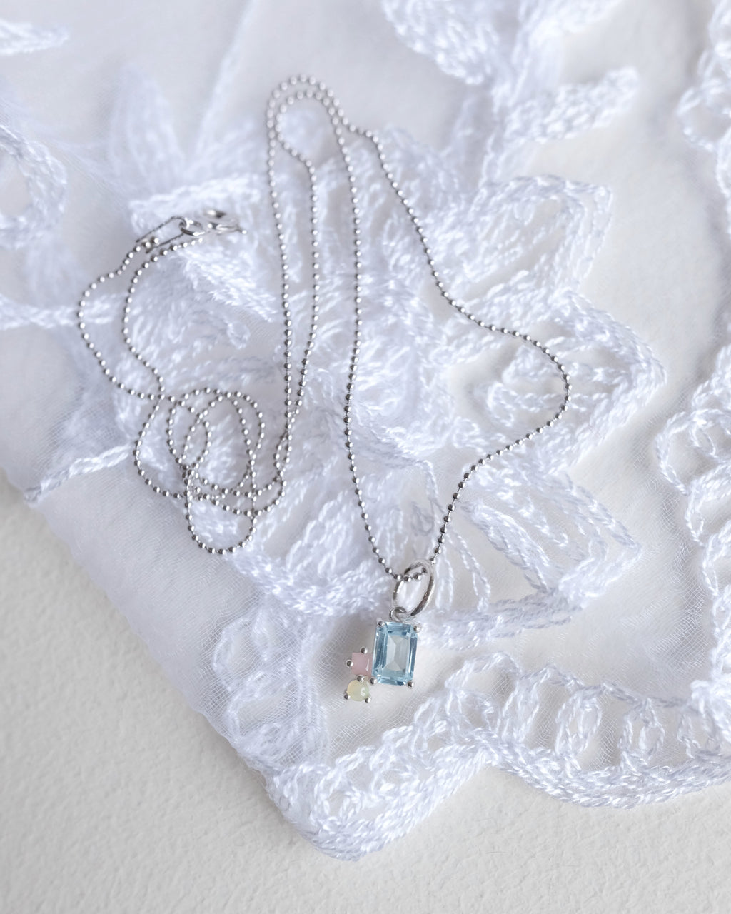 Abigail Pendant, Sky Blue Topaz