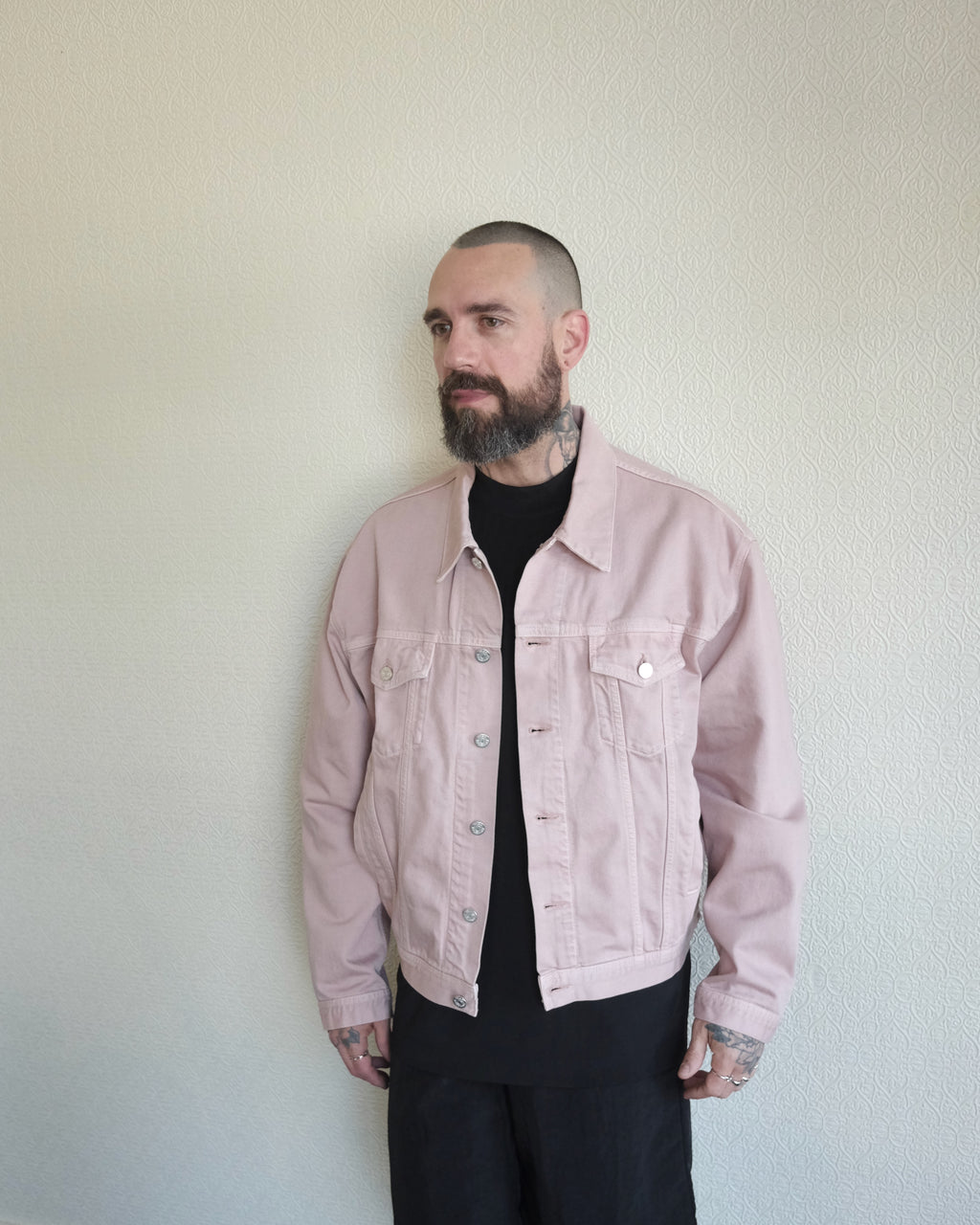 Liverpool Denim Jacket, Rose Smoke