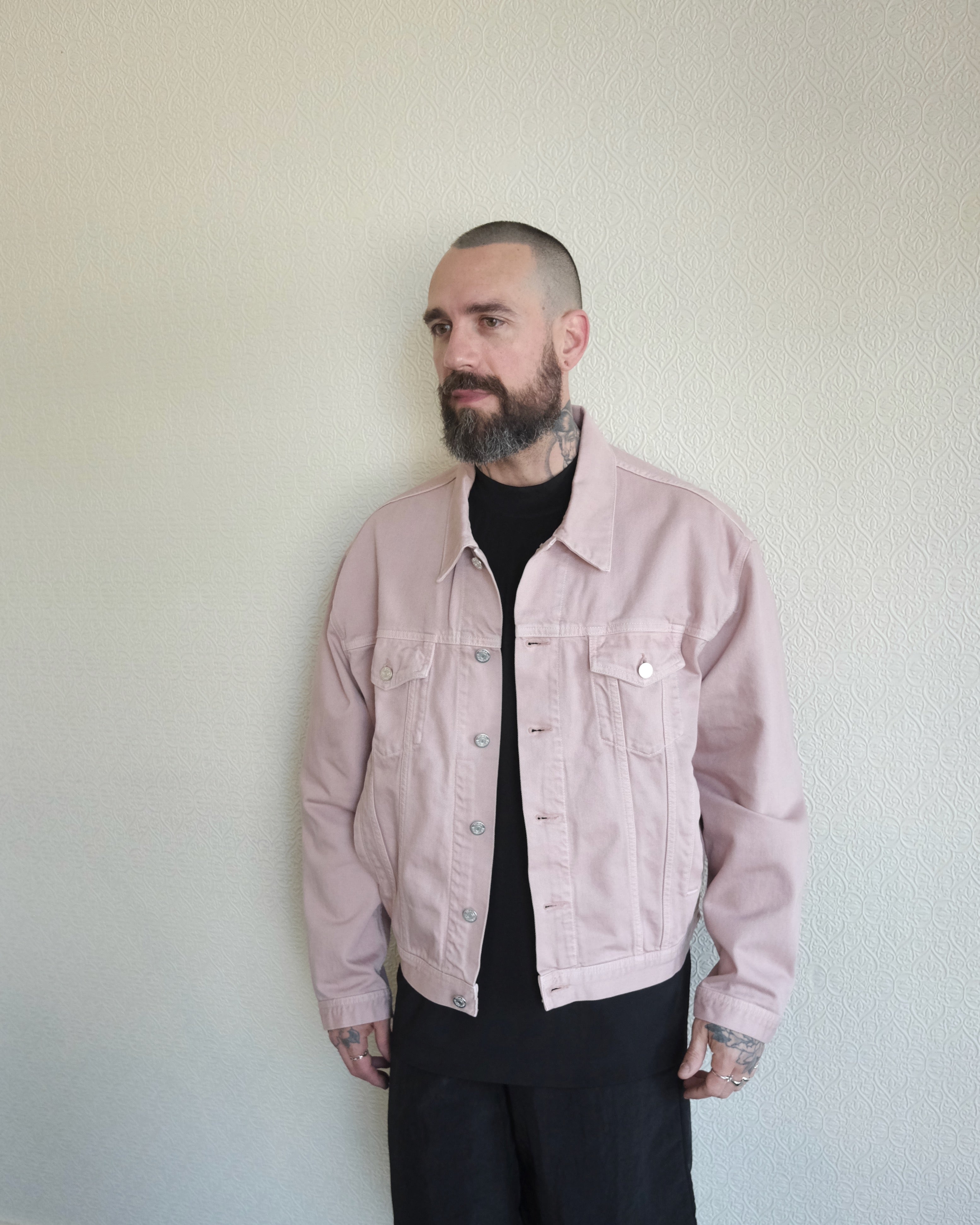 Liverpool Denim Jacket, Rose Smoke