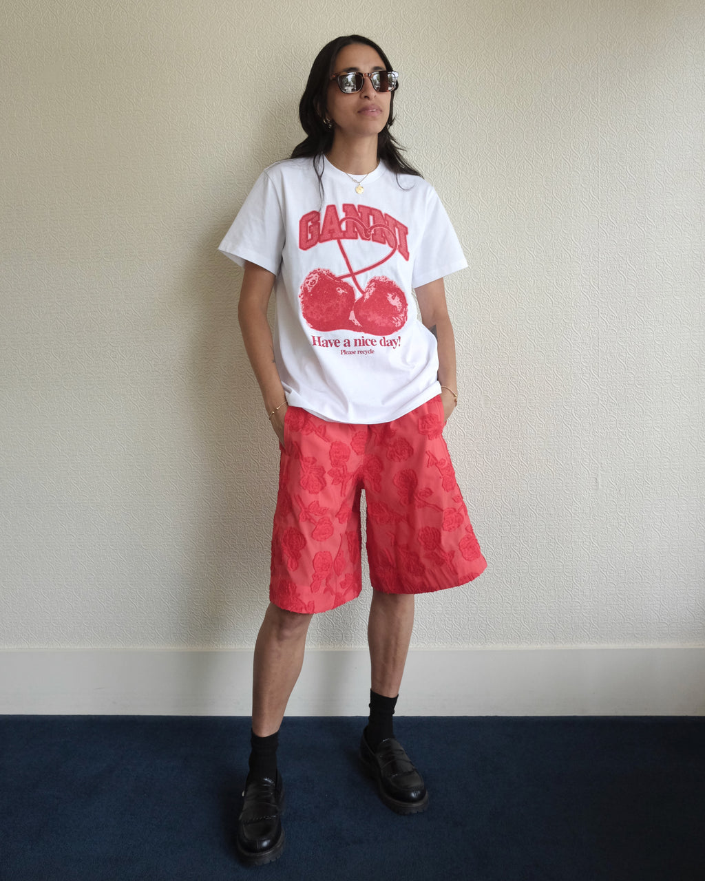 Fil Coupe Shorts, Fiery Red