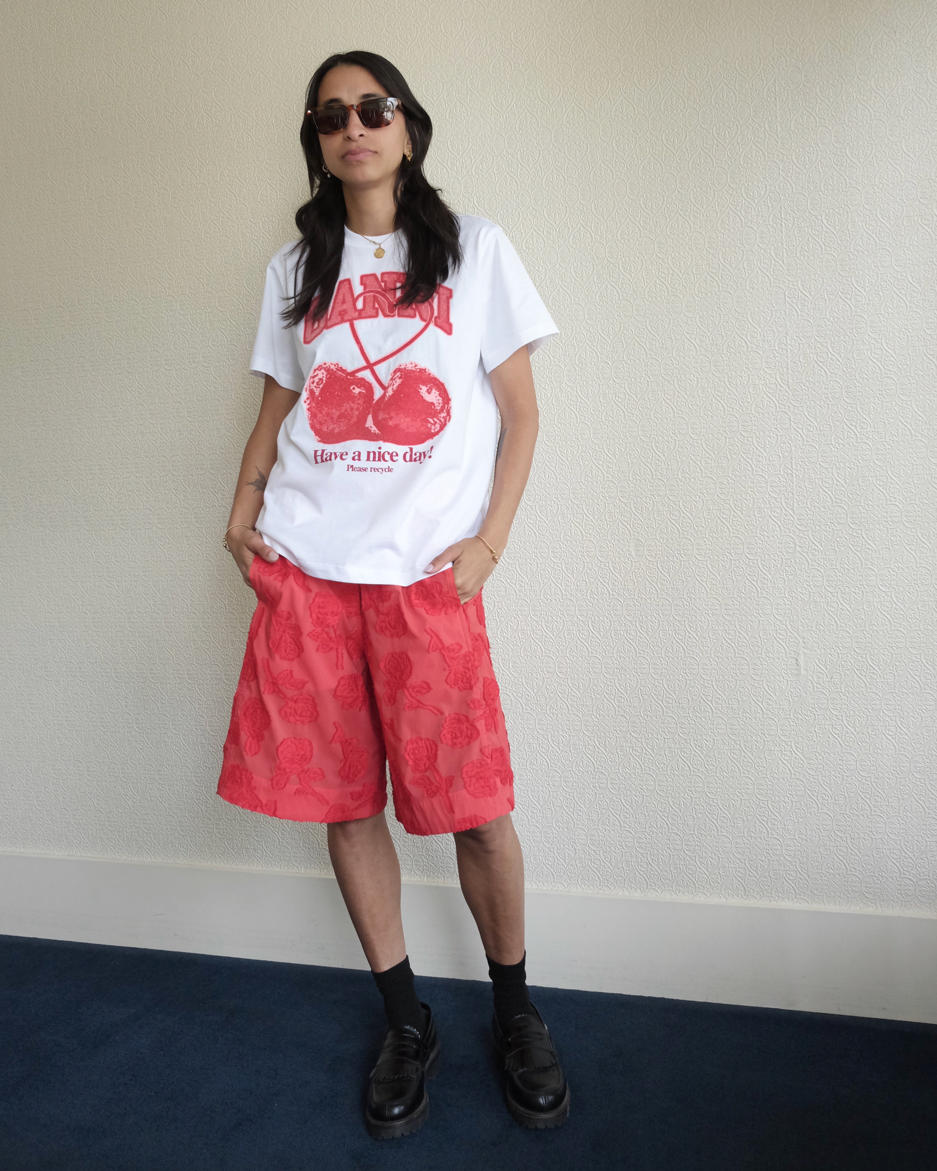 Fil Coupe Shorts, Fiery Red