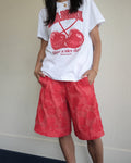 Fil Coupe Shorts, Fiery Red