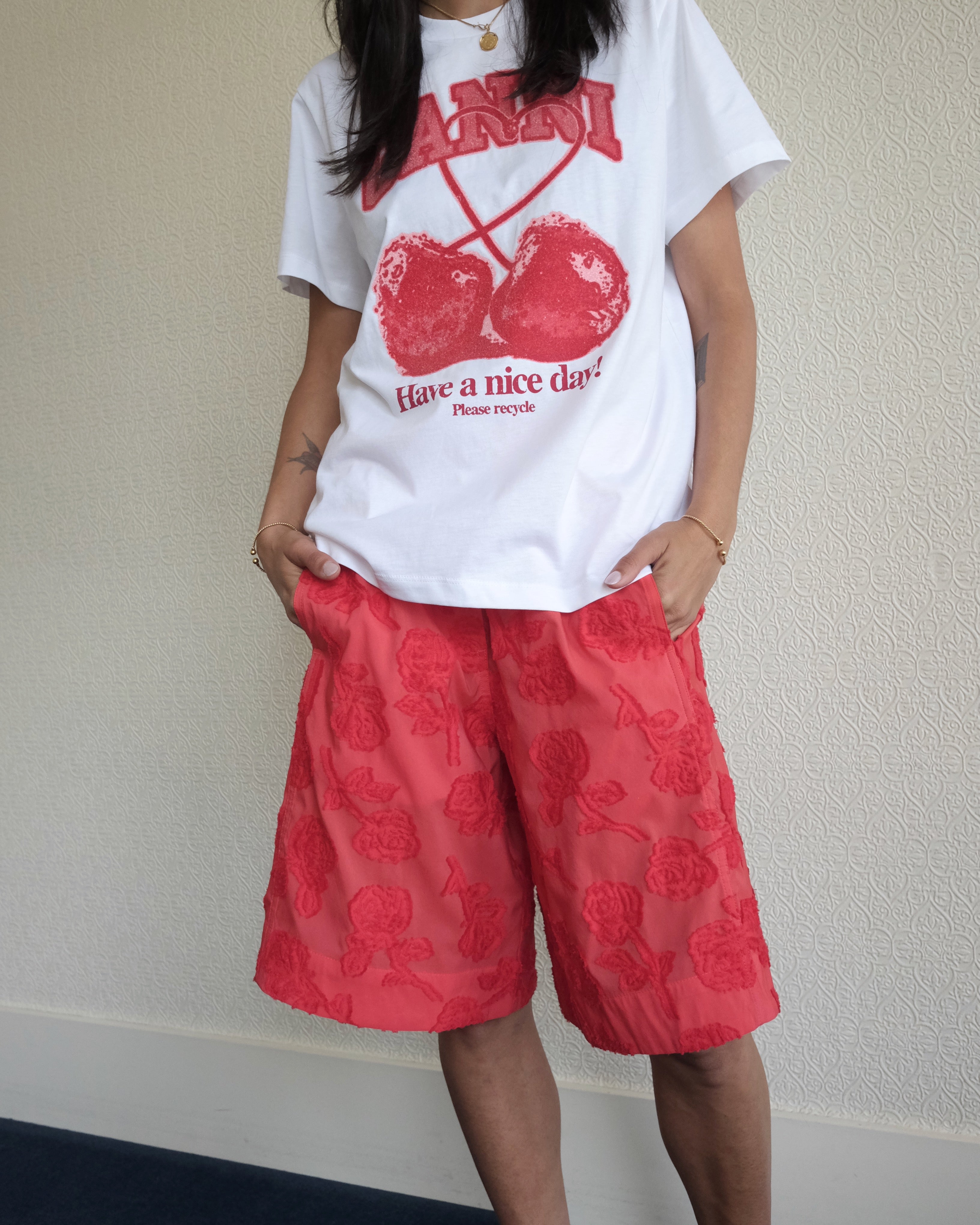 Fil Coupe Shorts, Fiery Red