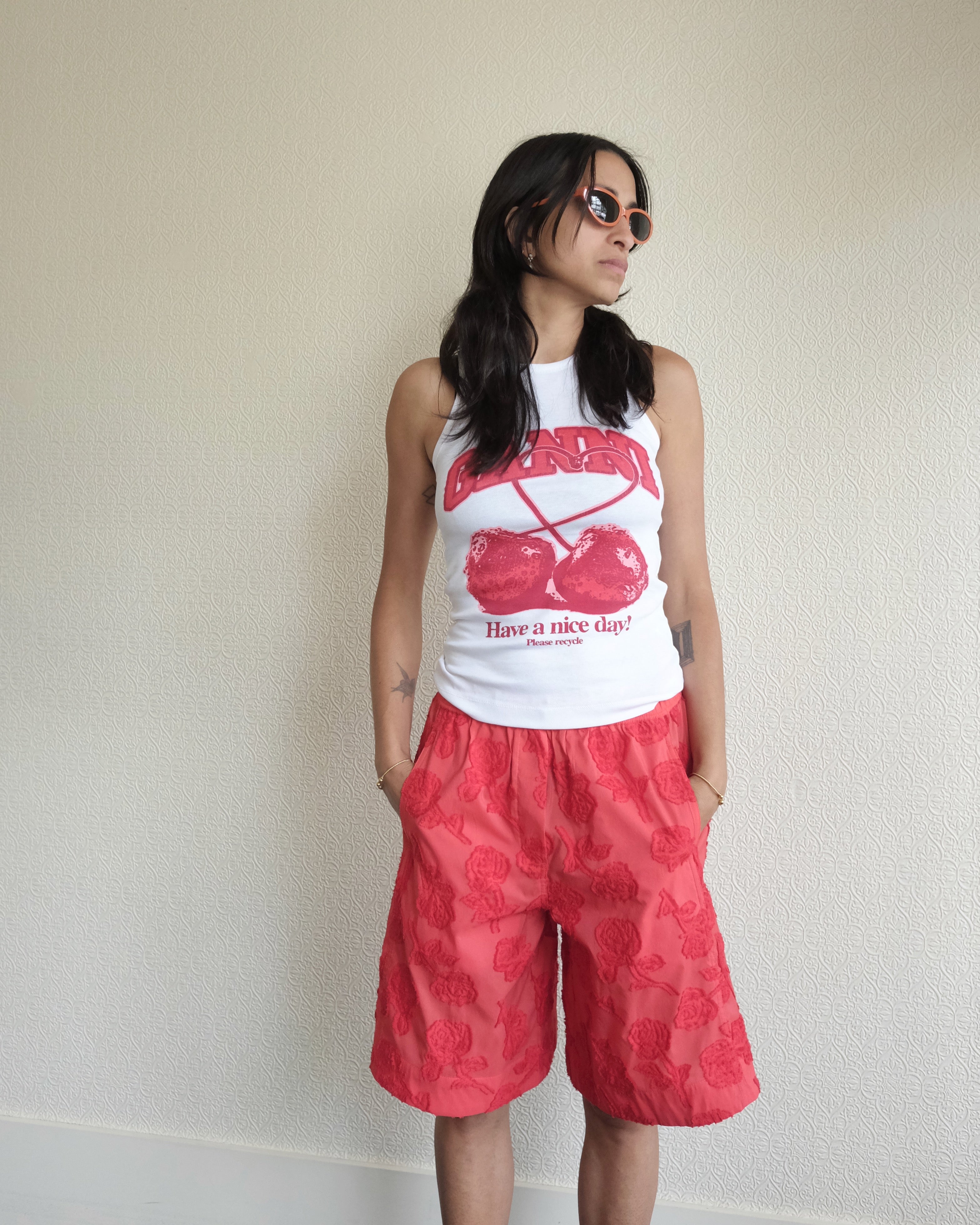 Fil Coupe Shorts, Fiery Red