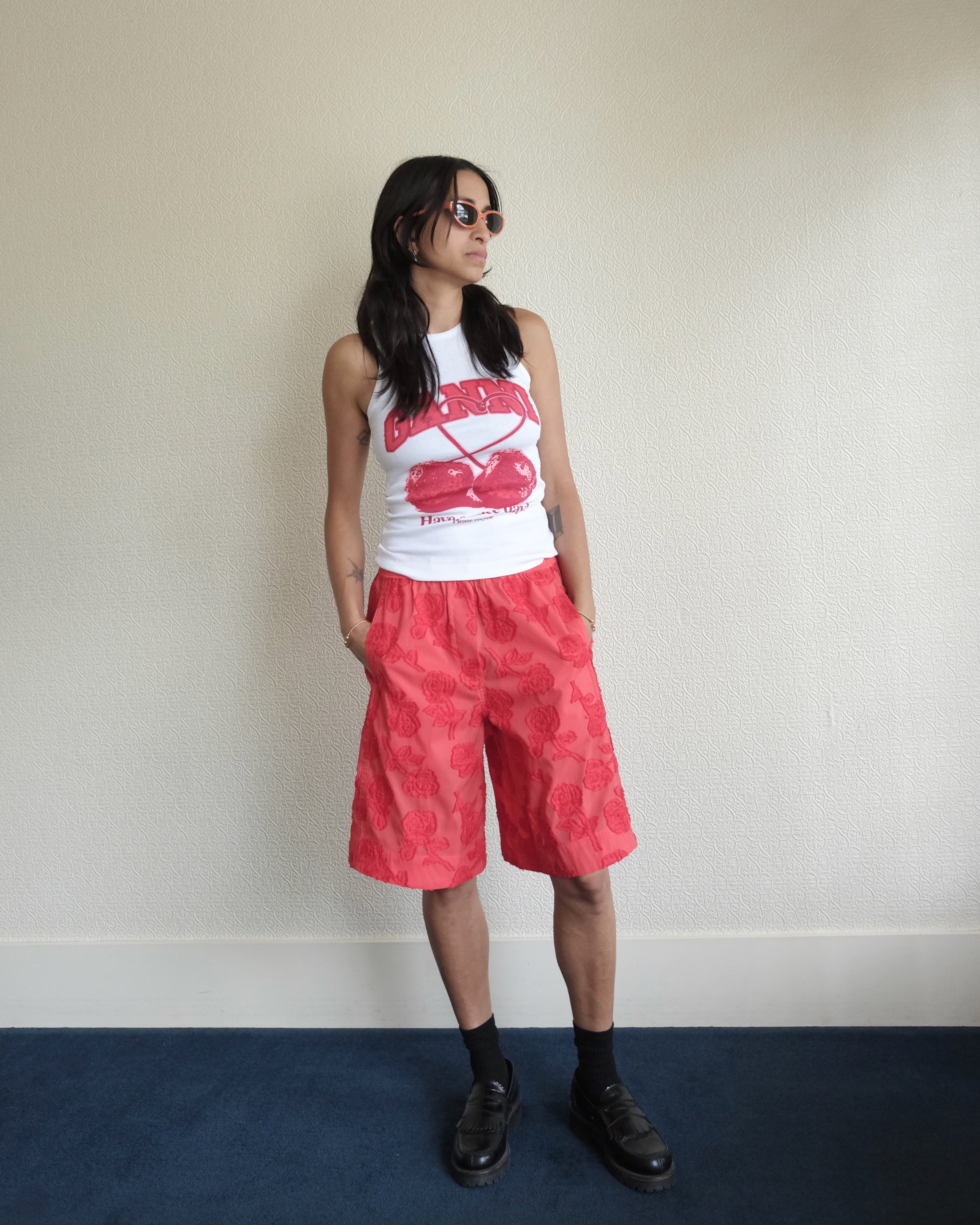 Fil Coupe Shorts, Fiery Red