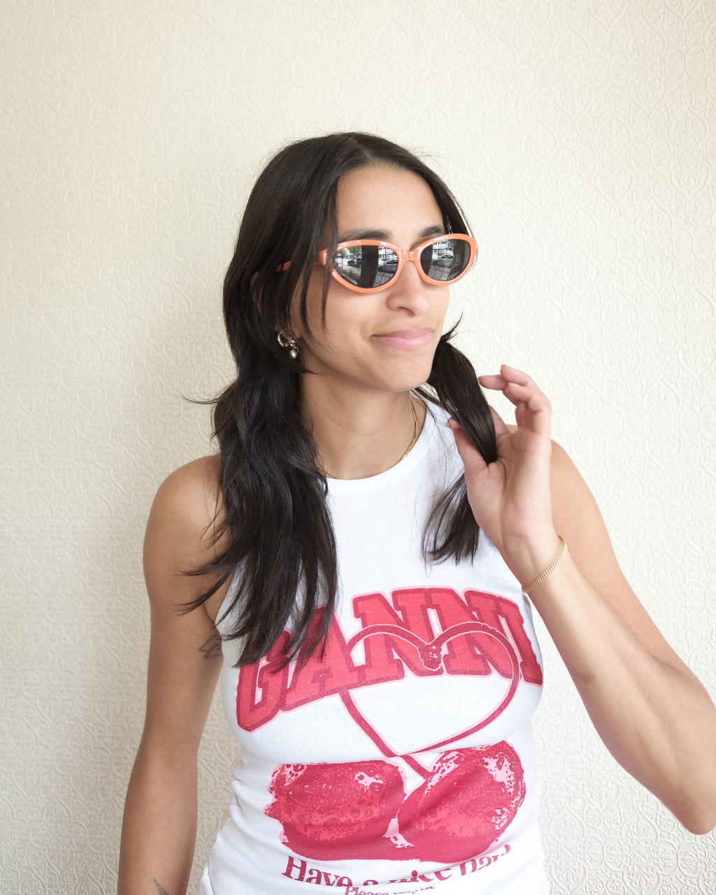 Kerry Sunglasses, Tangerine