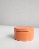 Mini Ceramic Box, Glossy Orange