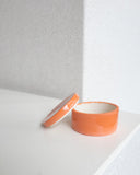 Mini Ceramic Box, Glossy Orange