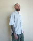 Stripe Cotton Shirt, Blue