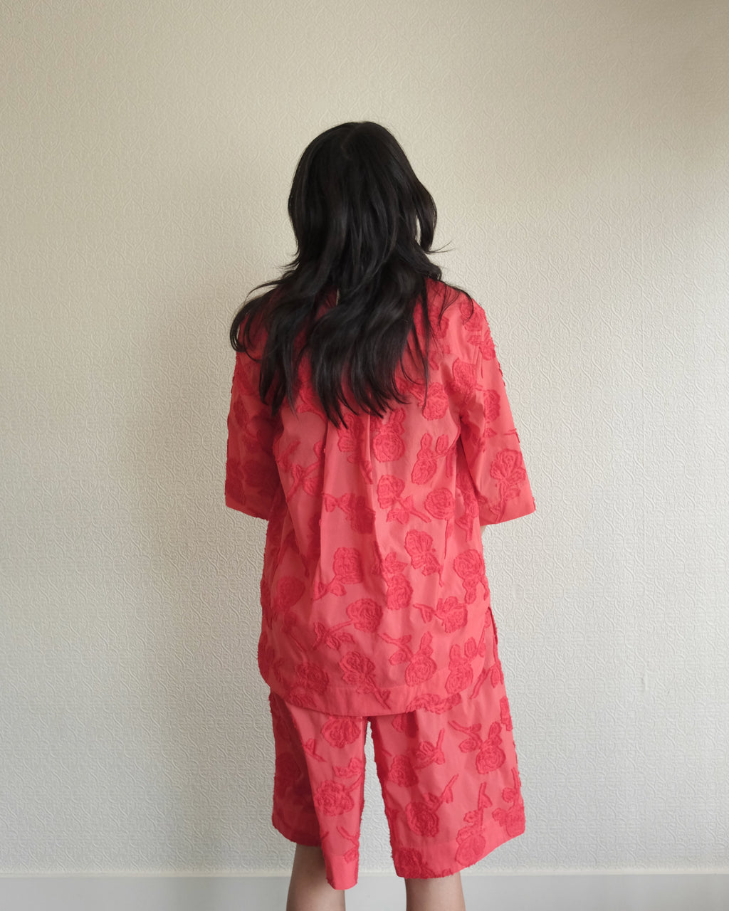 Fil Coupe Bowling Shirt, Fiery Red