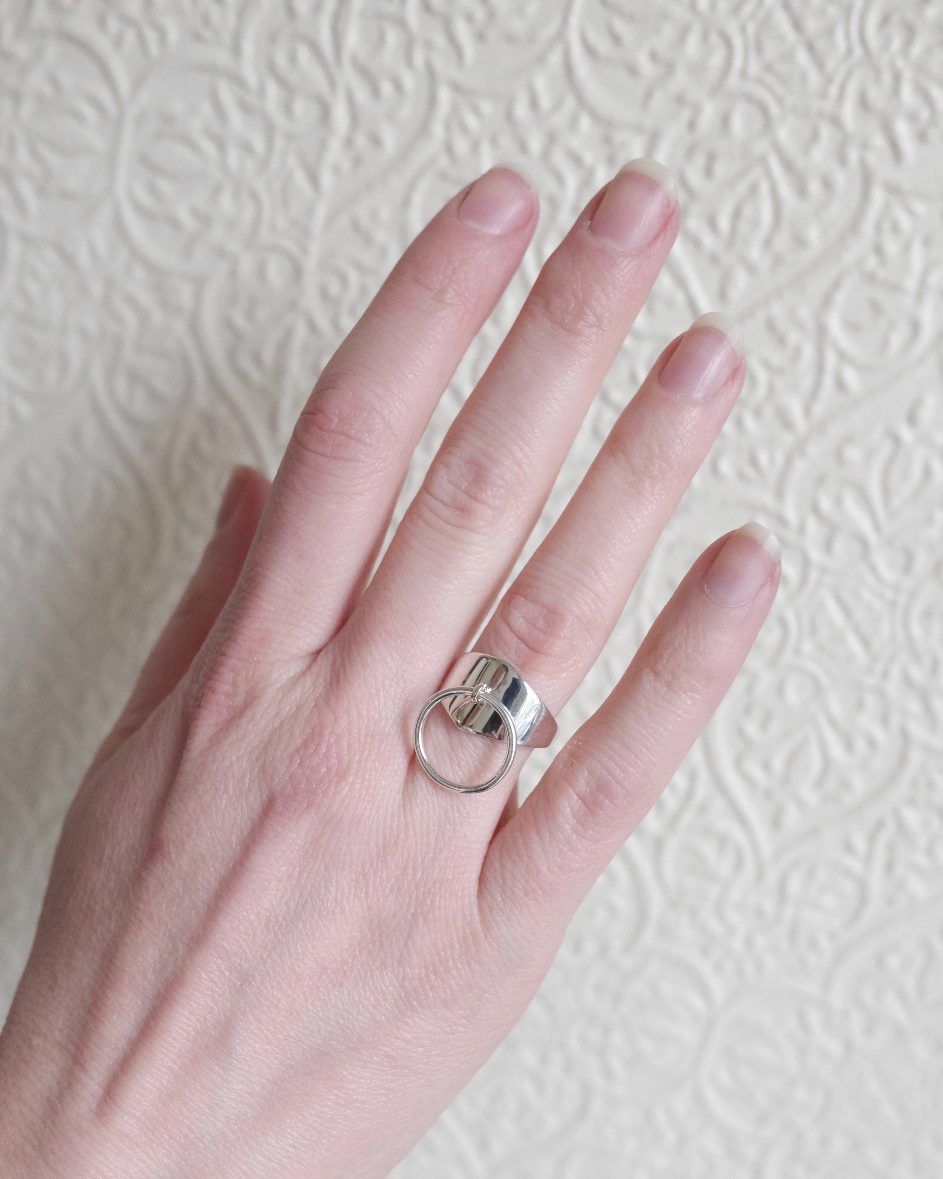 Odalisque Ring, Sterling Silver