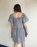 Seersucker Check Mini Layer Dress