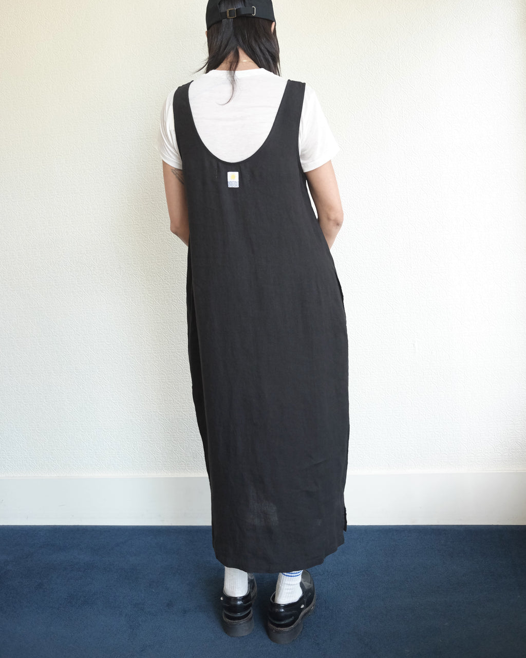 Linen Dress, Black