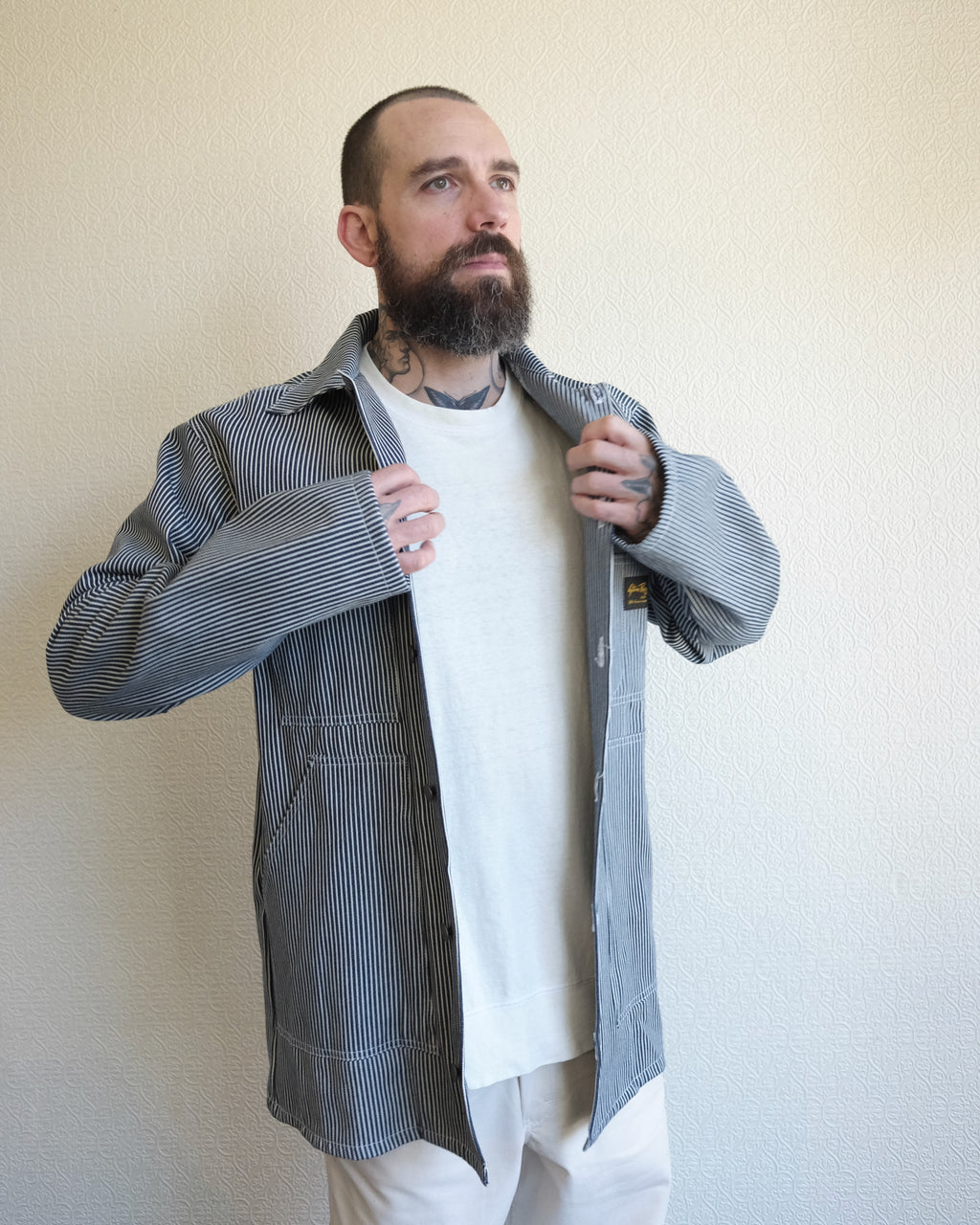Stan Ray Hickory Stripe Shop Jacket