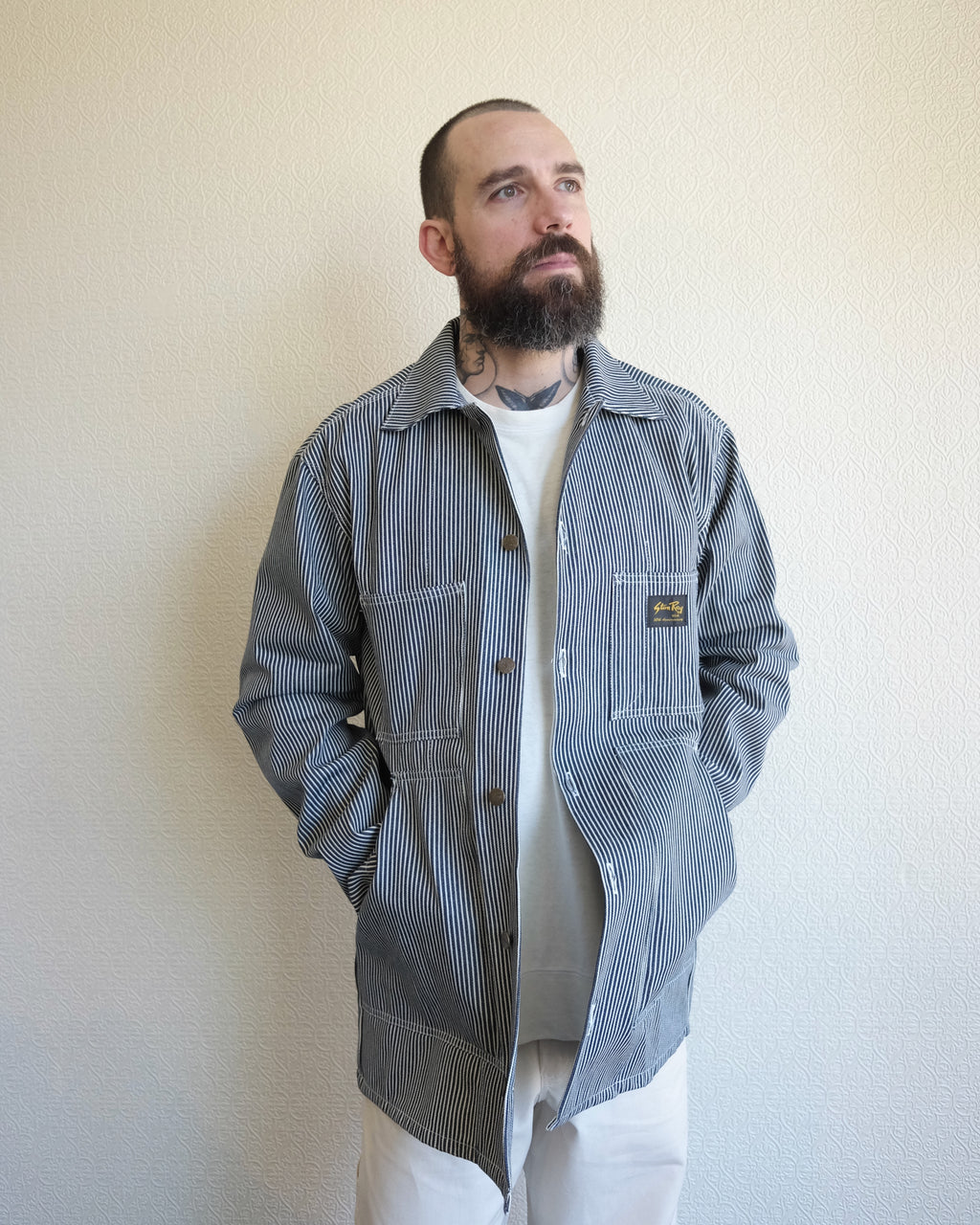 Stan Ray Hickory Stripe Shop Jacket
