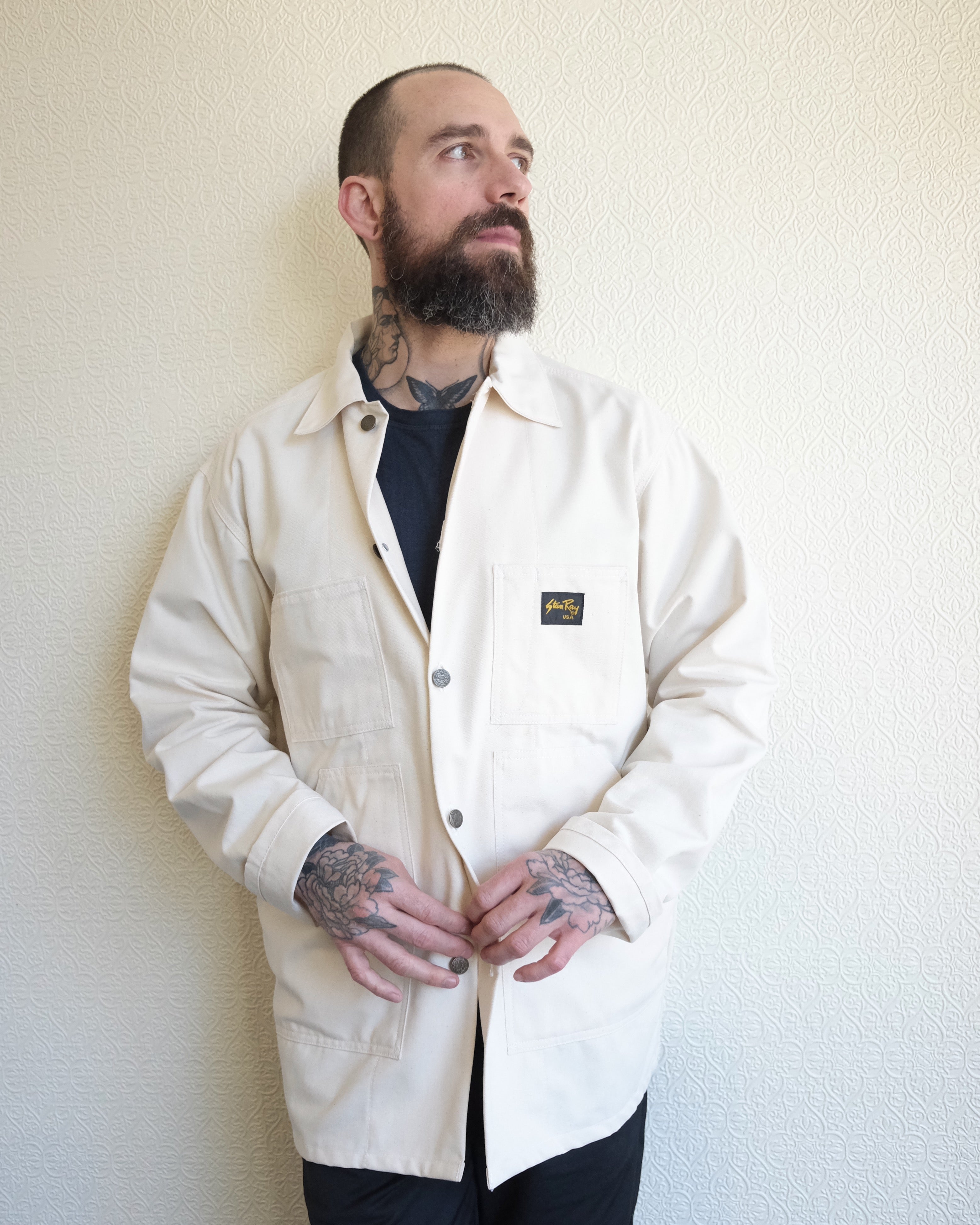 Stan Ray Natural Drill Shop Jacket