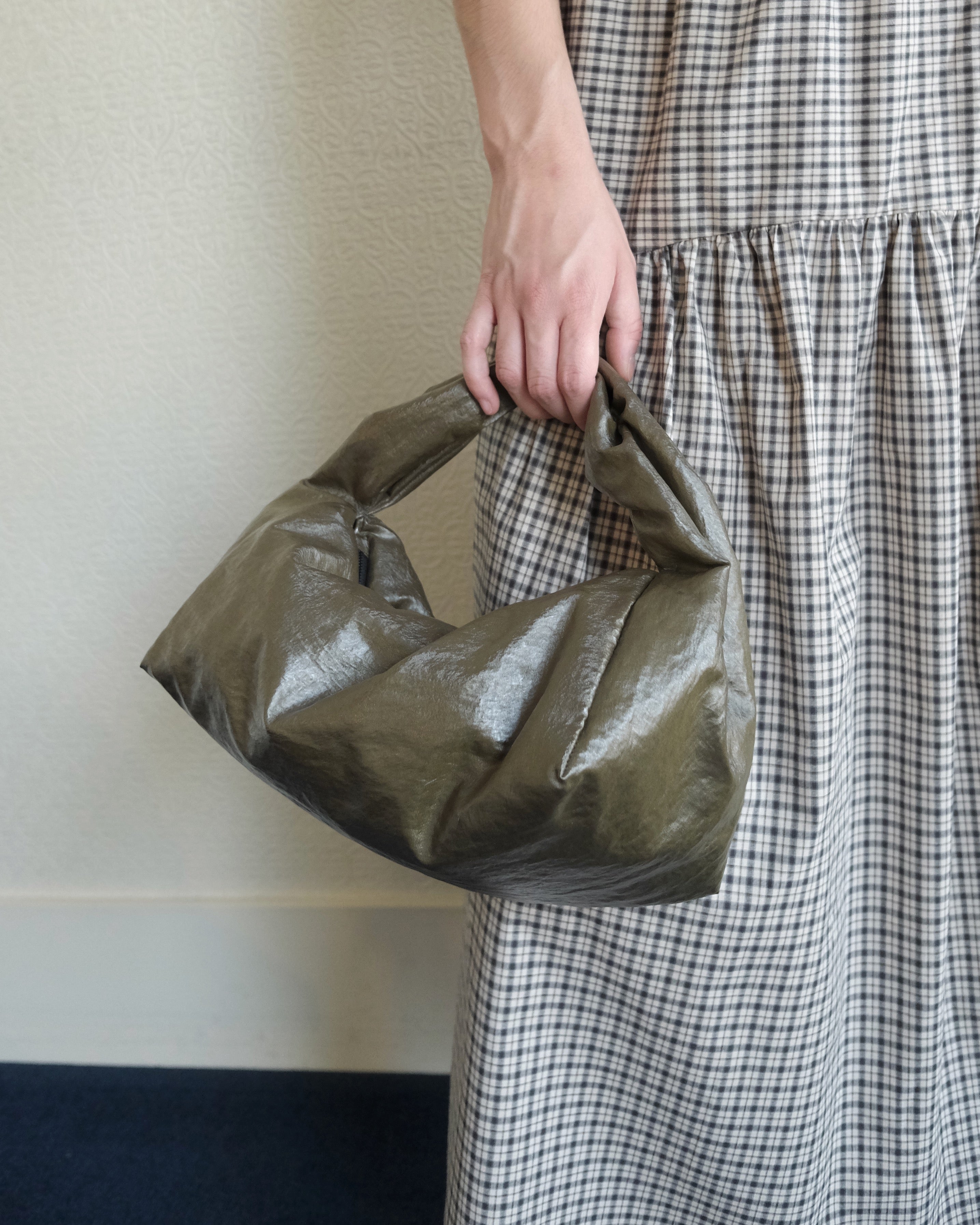 Matilda Bag, Metallic Moss