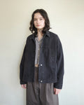 Halt Denim Jacket, Black Fade