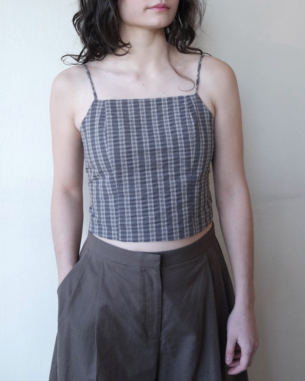 Invoke Singlet, Brown Check