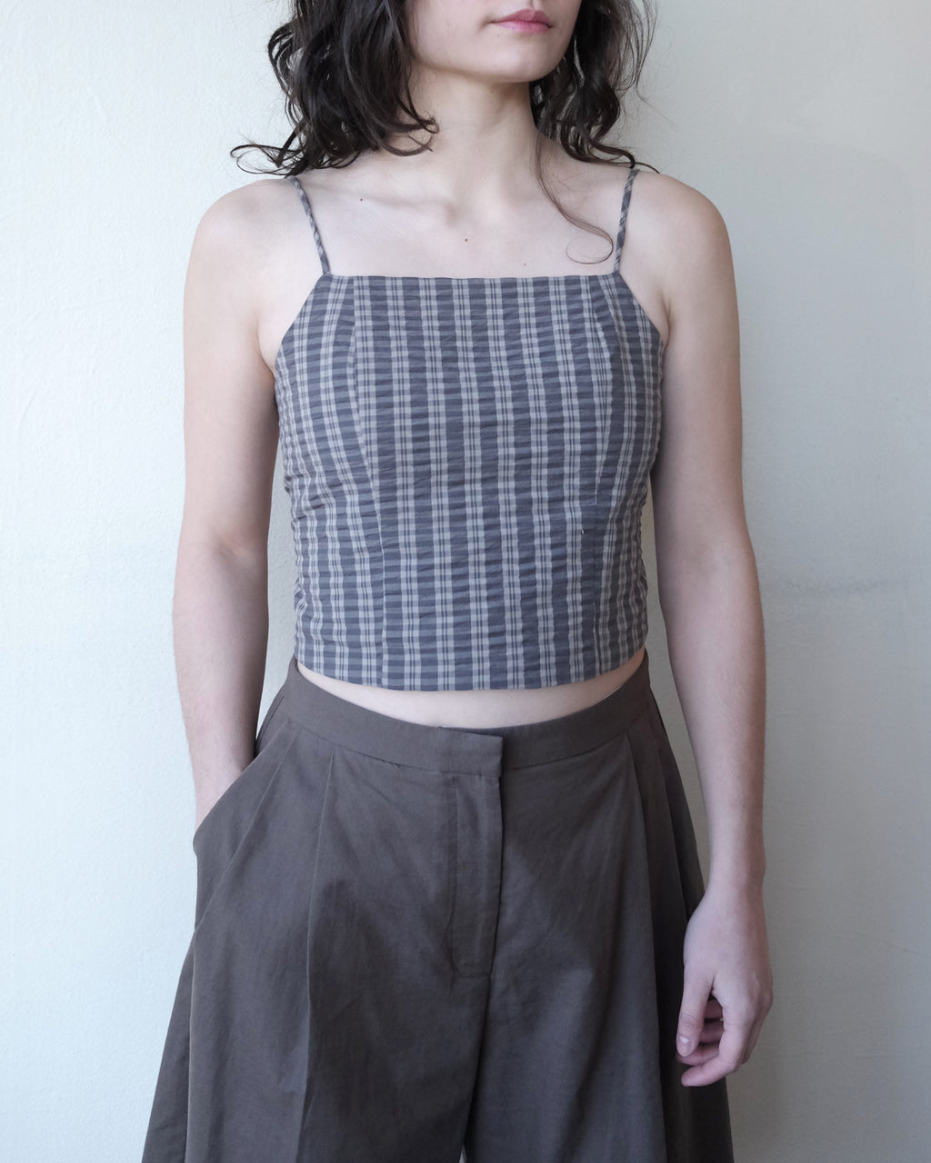 Invoke Singlet, Brown Check