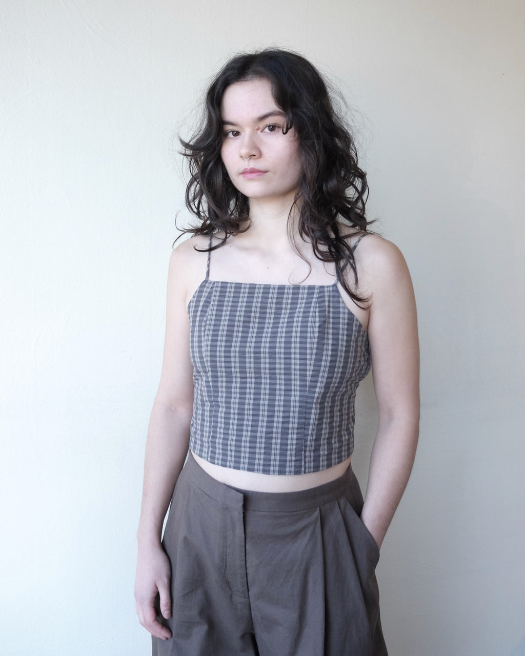 Invoke Singlet, Brown Check