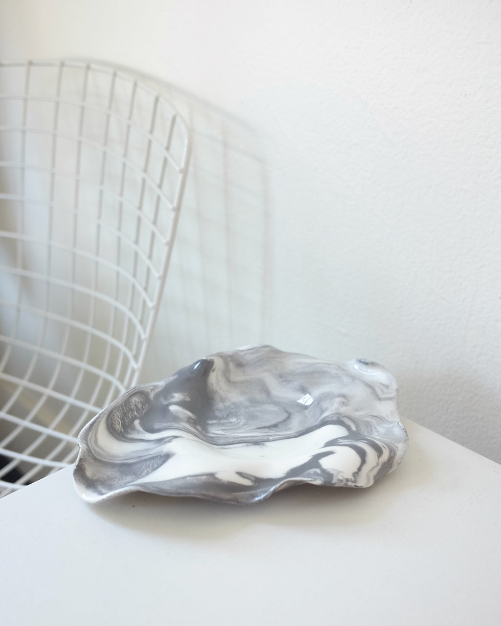 Small Oyster Dish, Marble