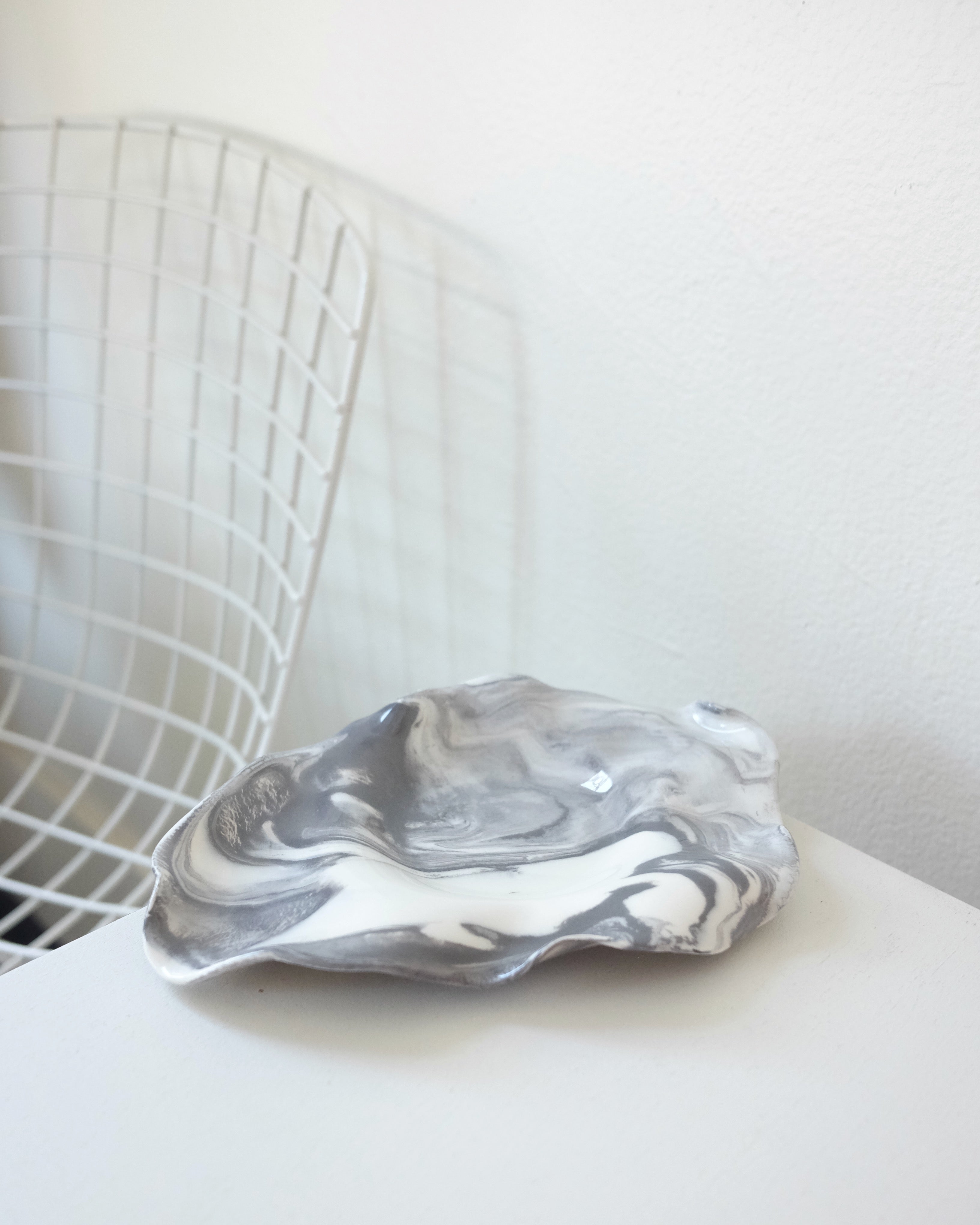 Small Oyster Dish, Marble
