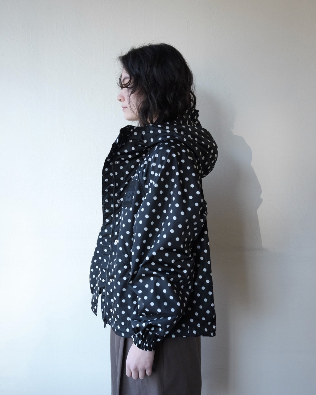 Flyweight Nylon Jacket, Polka Dot