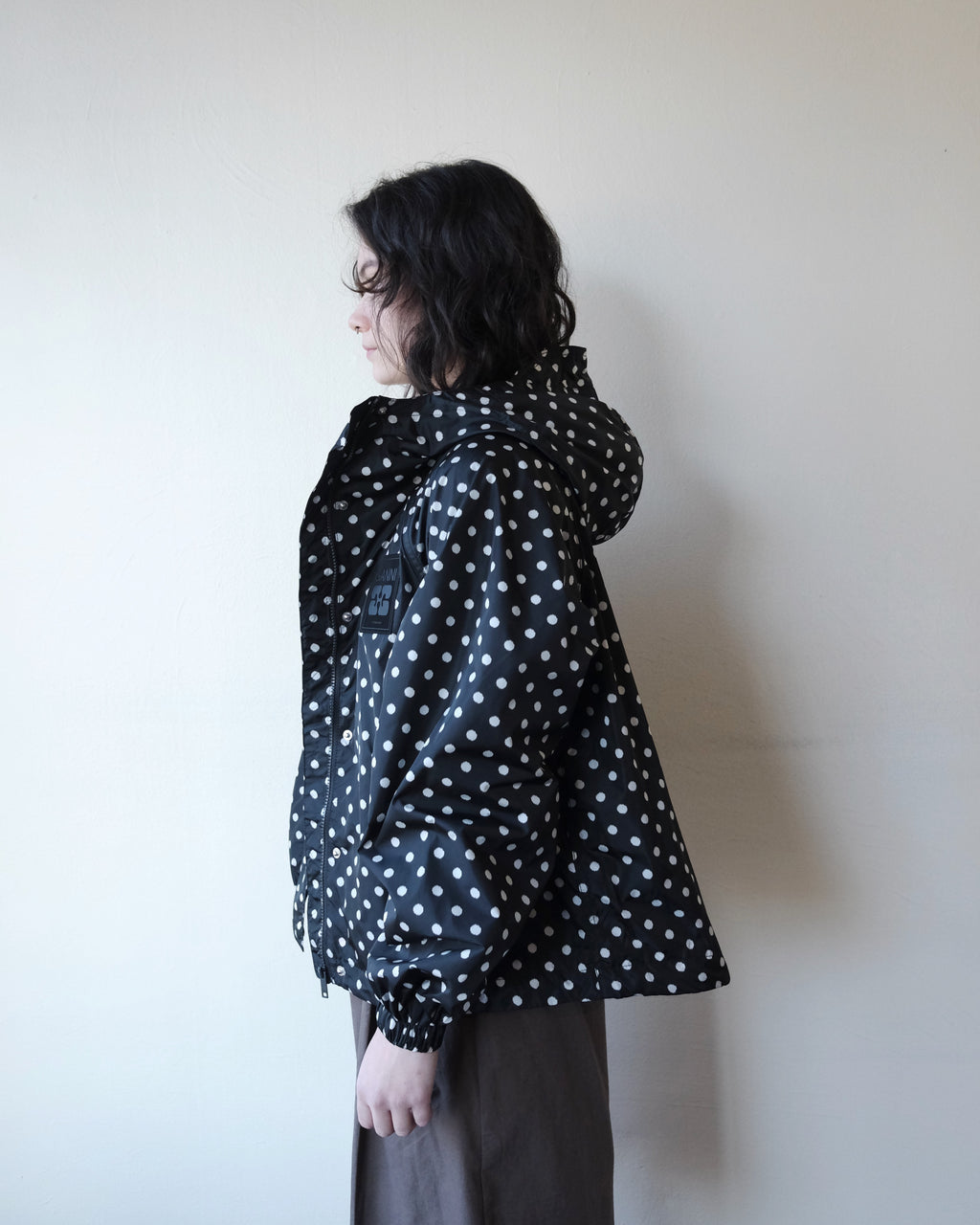 Flyweight Nylon Jacket, Polka Dot