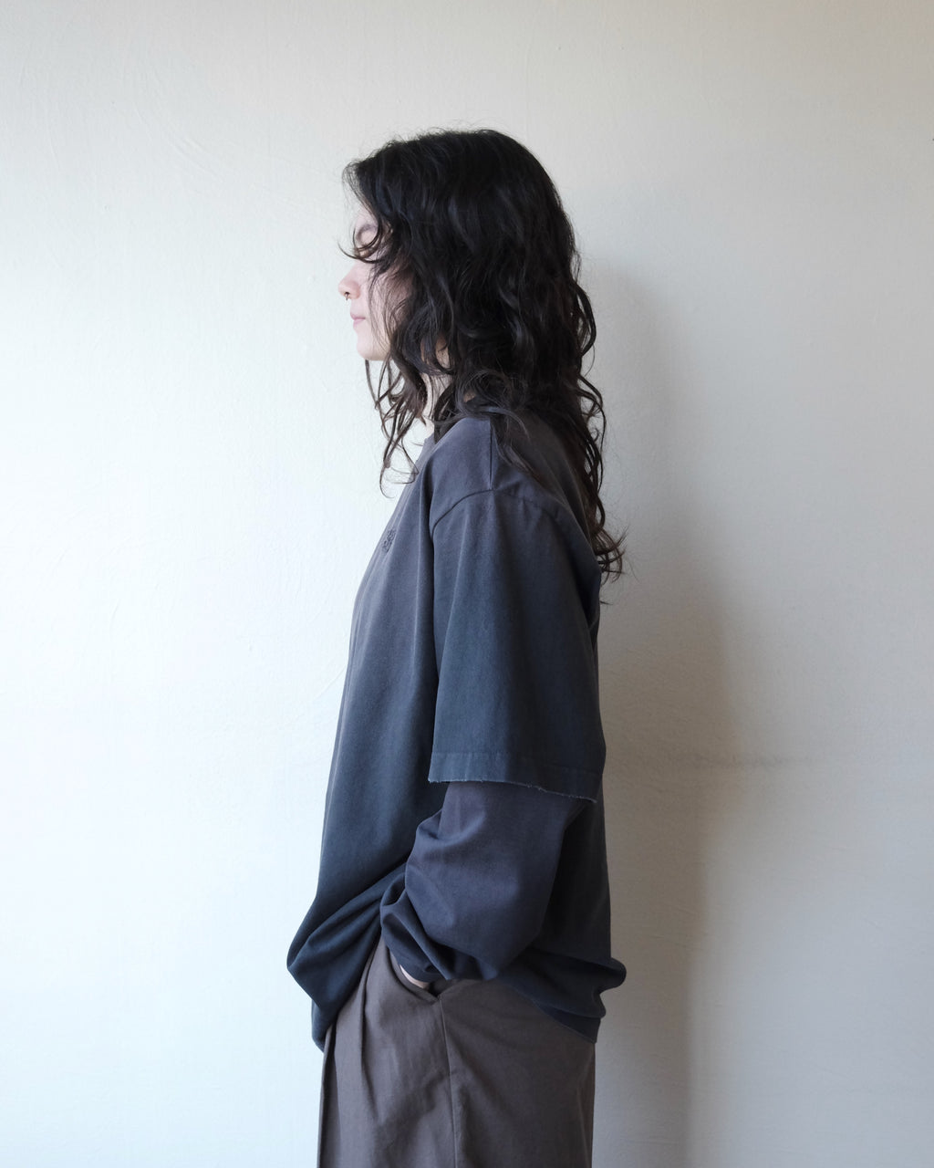 Longsleeve Washed Effect Shirt