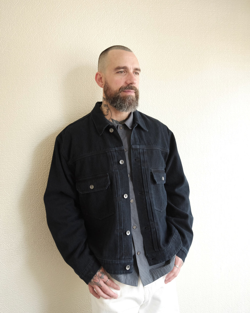 Kuzushi Type II Jacket, Overdyed Indigo