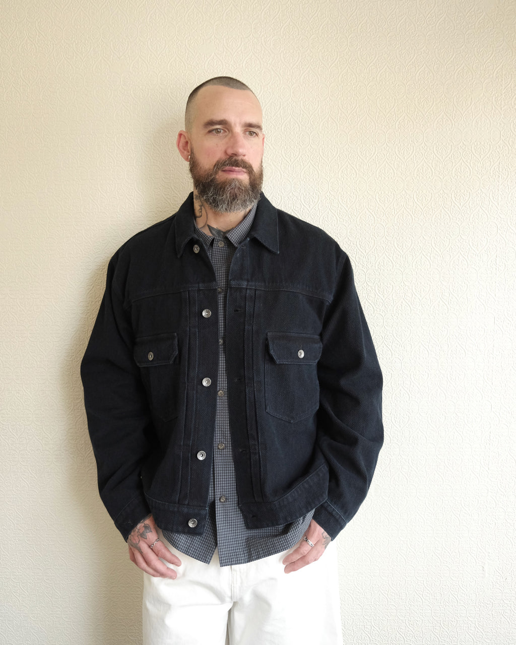 Kuzushi Type II Jacket, Overdyed Indigo