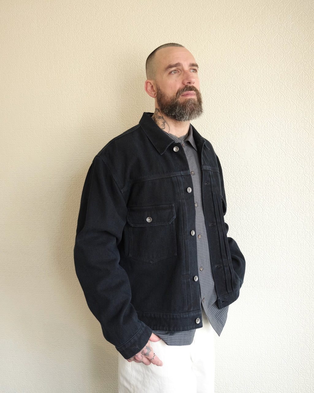 Kuzushi Type II Jacket, Overdyed Indigo