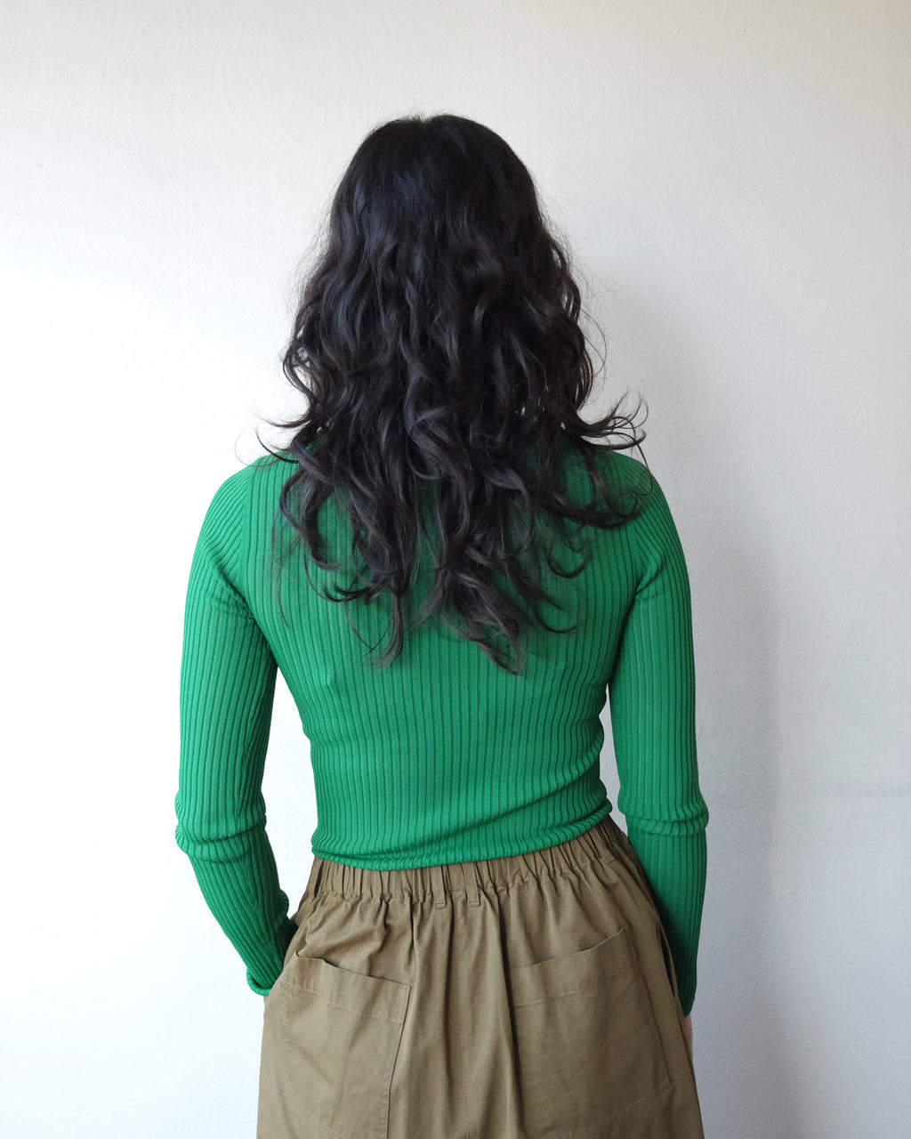Verse Knit Tee, Kelly Green
