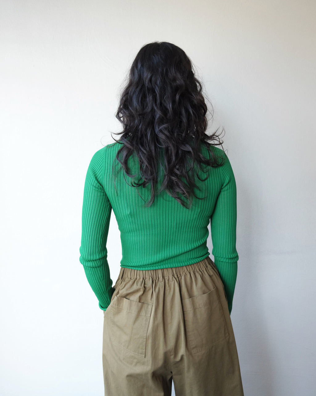Verse Knit Tee, Kelly Green
