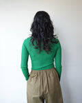 Verse Knit Tee, Kelly Green
